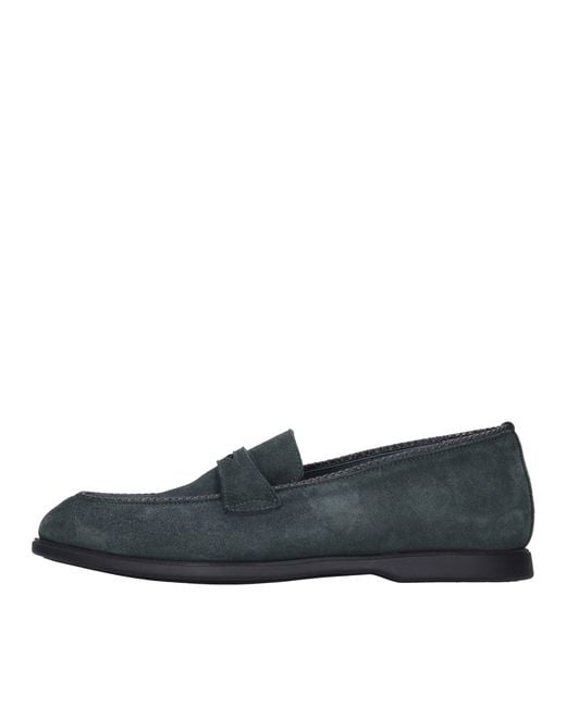 Pantanetti Blue Flat Shoes