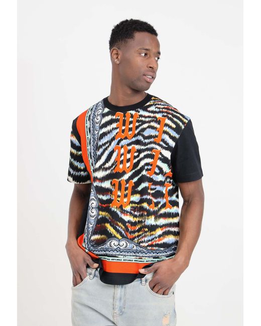 Just Cavalli Multicolor T-Shirts And Polos Multicolour for men