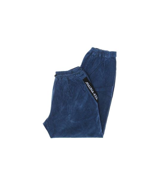 Pantalon Jogger Largo De Hombre De Terciopelo Petroleo Mauna Kea de hombre de color Blue