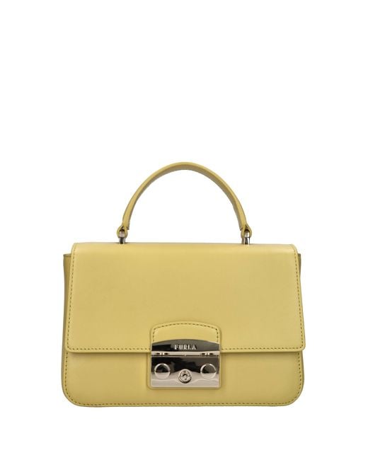 Bolsas. Amarillo Furla de color Yellow