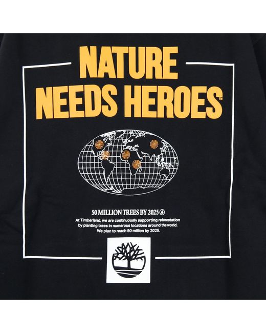 Timberland Leichtes Herren-Sweatshirt Mit Rundhalsausschnitt Nnh Crewneck Sweatshirt Schwarz in Black für Herren