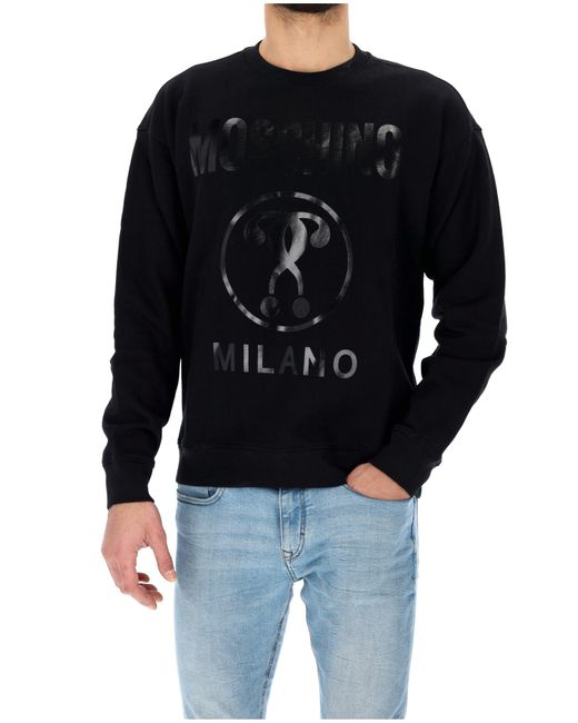 Moschino Schwarzes Sweatshirt in Black für Herren
