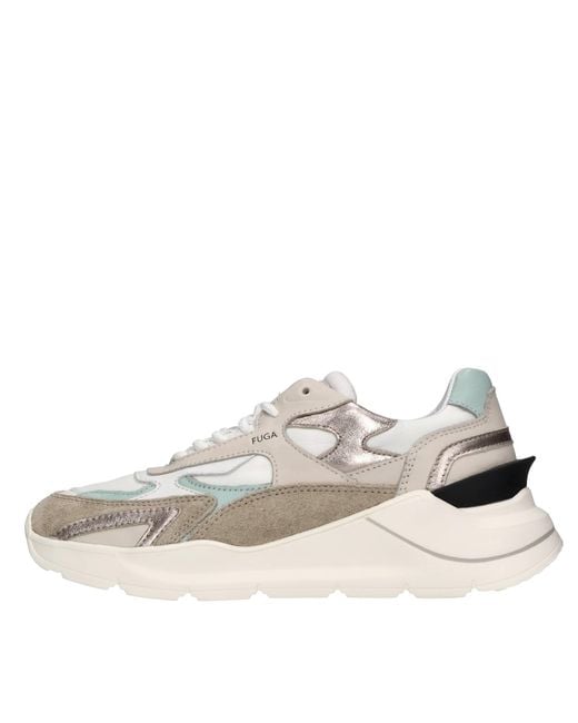 Sneakers Multicolore Date en coloris White
