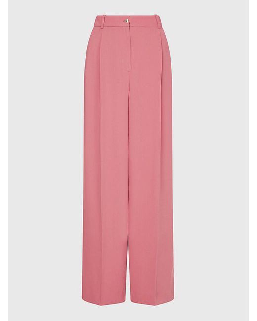 Tommy Hilfiger Pink Wide Trousers