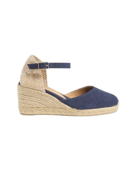 Castaner Blue Flat Shoes