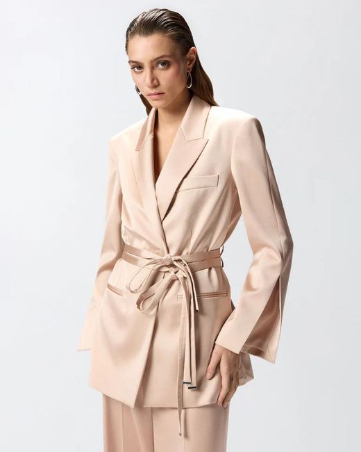 Pinko Natural Rape Satin Jacket Ss26