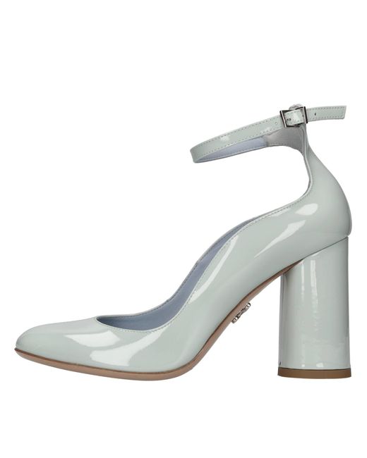 Zapatos Con Tacon Verde Sergio Levantesi de color Gray
