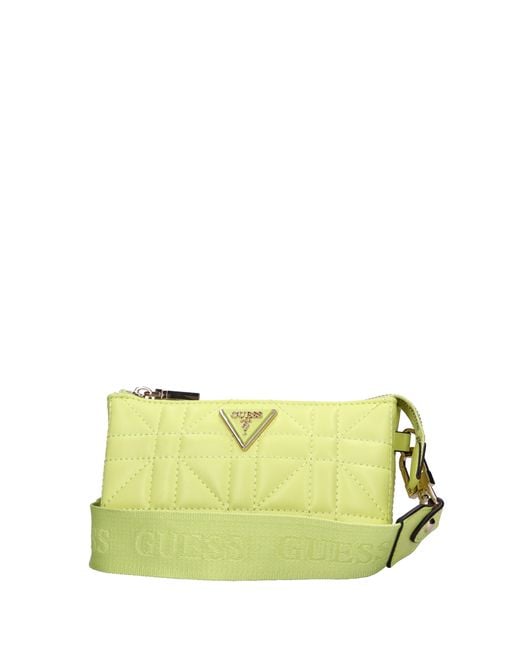 Bolsas. Verde Guess de color Yellow