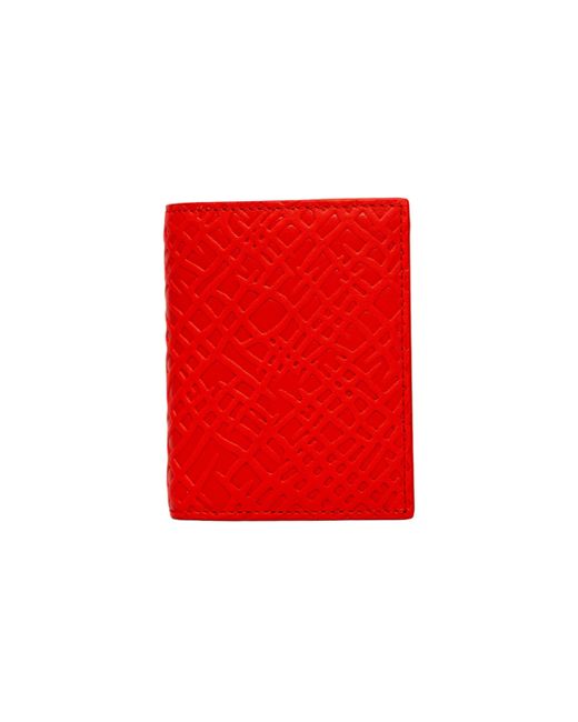 Cartera De Raices En Relieve Comme des Garçons de color Red