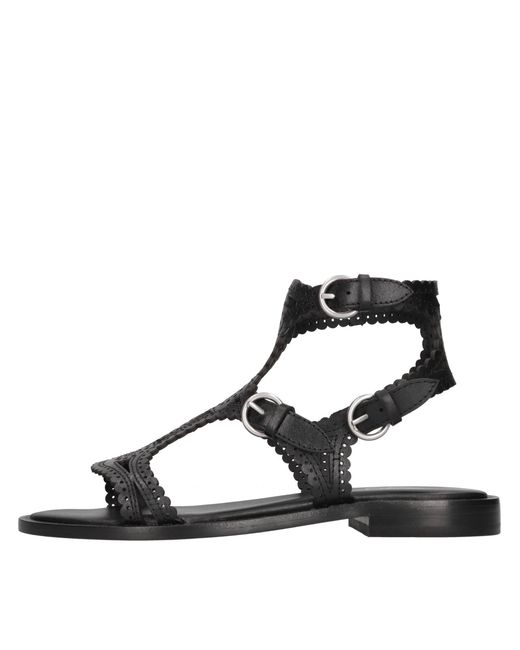 Ash Black Flat Shoes