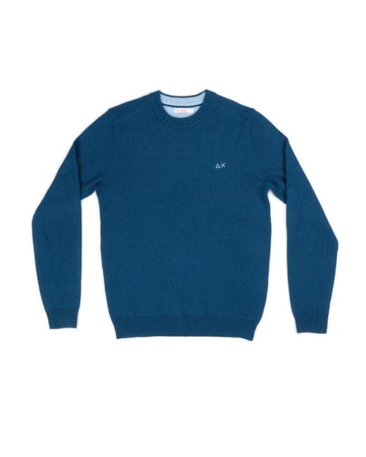 Sun 68 Blue Sweater K44110 83 Blu Prof for men