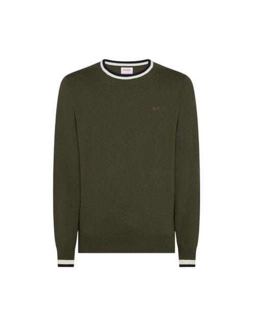 Sun 68 Hoodie in het Green voor heren