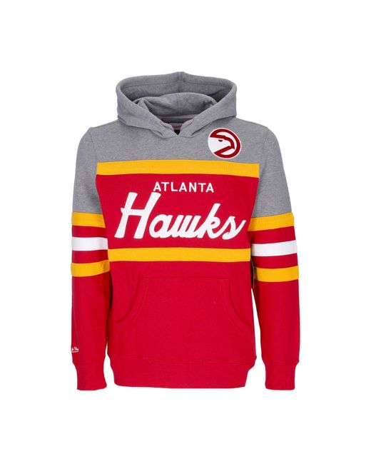 Mitchell &amp; Ness Herenhoodie Nba Headcoach-Hoodie Atlhaw in het Multicolor voor heren