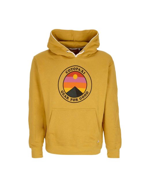 COTOPAXI Yellow Sunny Side Organic Hoodie Hoodie for men