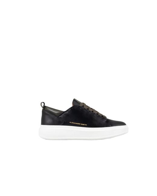 Alexander Smith Black Wembley Military Asbawym2261 for men