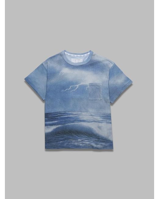 【関税込み】ERL ブルー Storm Tシャツ ERL Storm T-Shirt in Blue for Men | Lyst