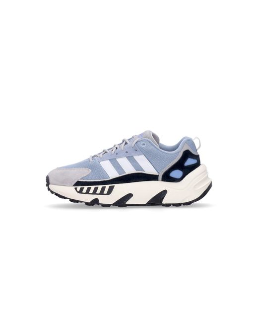 Adidas Blue Zx 22 Boost Low Shoe Amber Sky/Cloud/ Two for men
