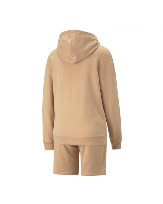 Traje Corto Completo Para Estar Por Casa Para Mujer PUMA de color Natural