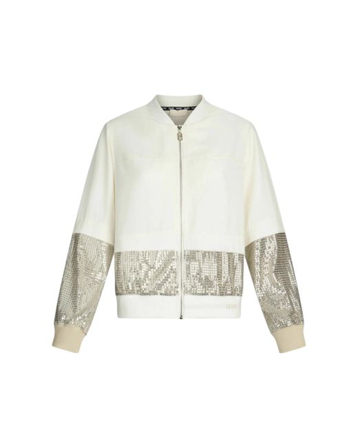 Liu Jo Vrouwenjas Liu Jo Ta5260Ts423 Witte Melk/Nuage in het White