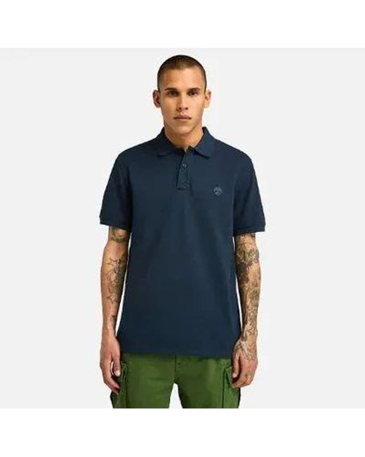 Hombre Polo Tb0A6Bx4 Milers Rio 4331 Oscuro Zafiro Timberland de hombre de color Blue