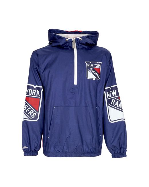 Cortavientos Sin Cordones Para Hombre Nhl Team Og 2.0 Anorak Cortavientos Neyran Mitchell &amp; Ness de hombre de color Blue