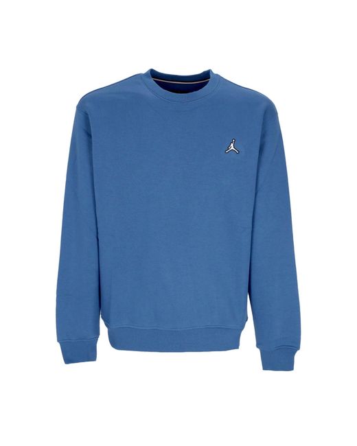 nike essential crew sweatshirt blue