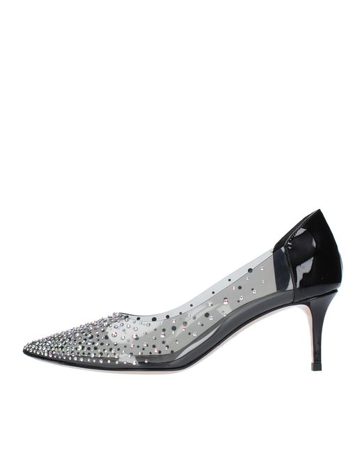 Le Silla Gray Schwarze -Schuhe Mit Absatz