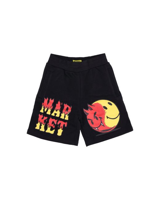 Market Kurze Trainingshose Fur Herren Von Good And Evil Sweatshorts X Smiley in Blue für Herren