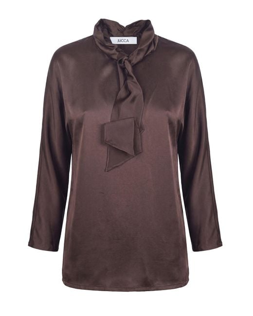 Blusa Jucca de color Brown