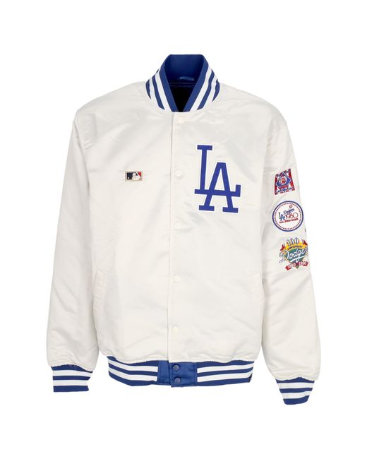 '47 Herren Bomberjacke Mlb Multi Kingsland Jacke Losdod Steel Grau in White für Herren