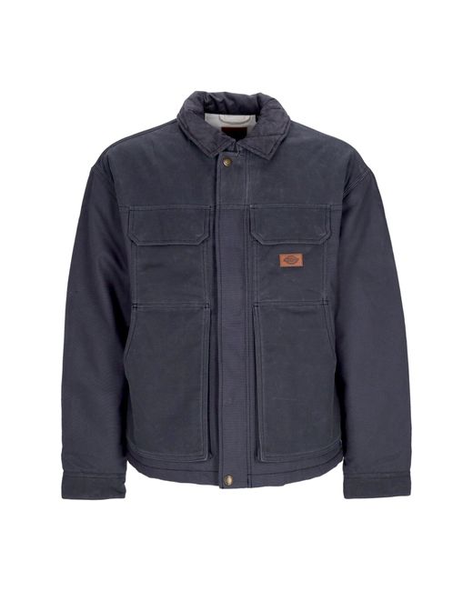 Dickies Blue Lucas Waxed Pocket Front Jacket Jacket for men