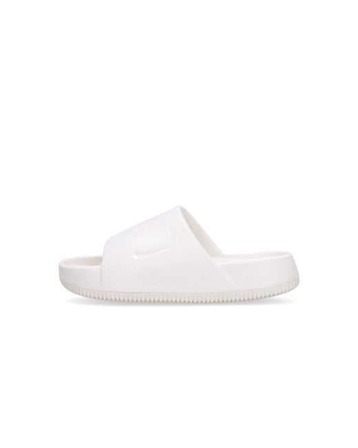 Nike White Calm Slide Slippers for men
