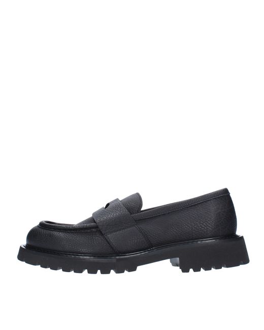 Attimonelli's Black Flat Shoes for men