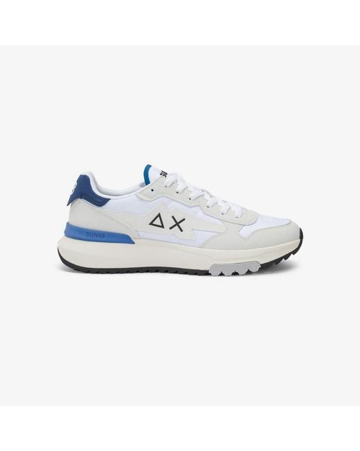 Sun 68 Witte Schoen in het Blue voor heren