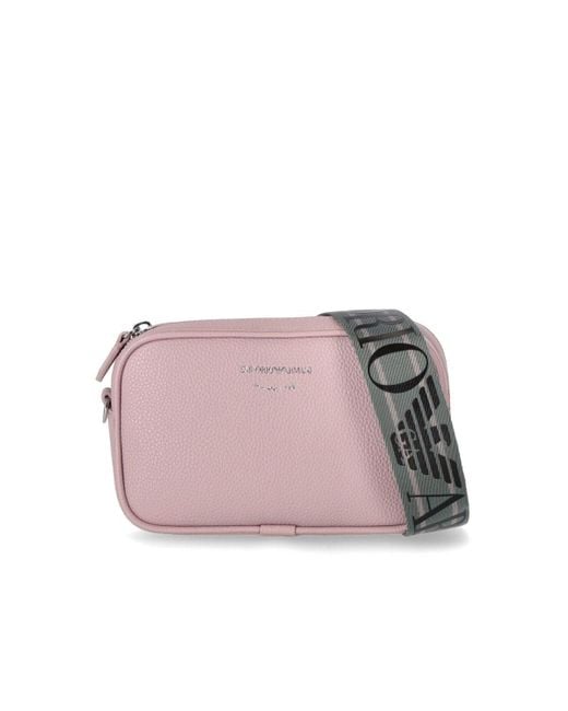 Sac à bandoulière camera bag Emporio Armani en coloris Pink