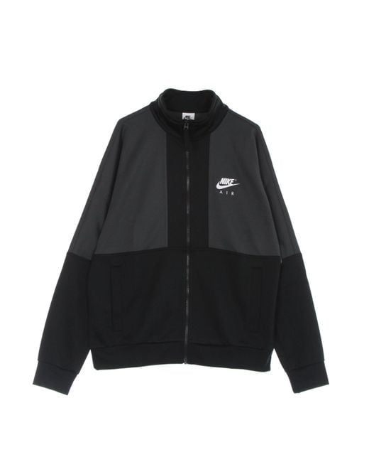 Nike Men's Black Tracksuit Jacket Air Poly Knit Jacket