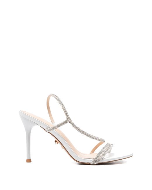 Twentyfourhaitch White Sandals