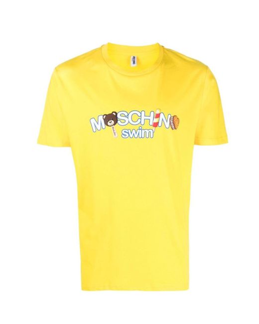 Moschino Yellow T-Shirt for men