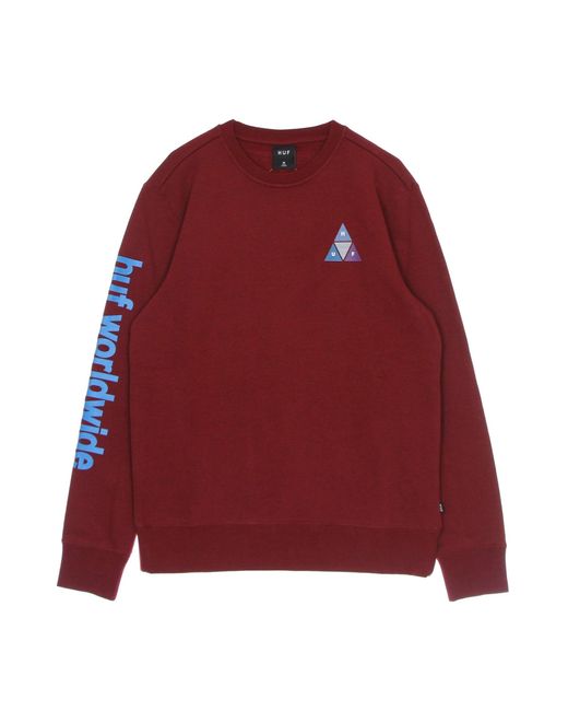 Prism Triple Triangle Crew Sudadera Con Cuello Redondo Para Hombre Huf de hombre
