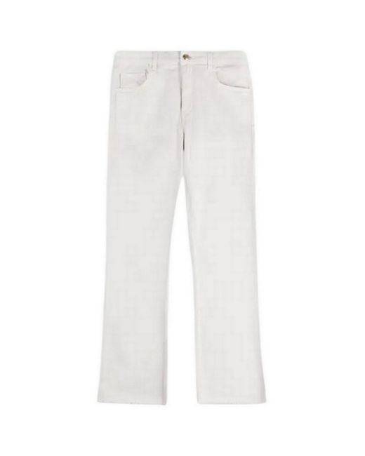 Fay White Trousers