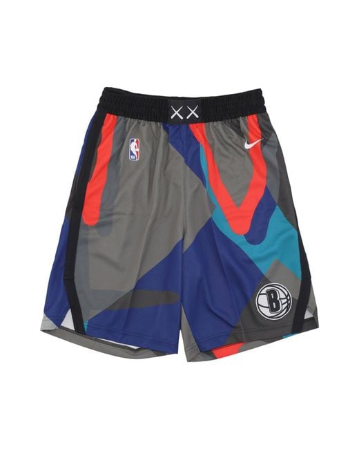 Nike Blue Basketball Shorts Nba City Edition 2023/24 Swingman Short Bronet for men