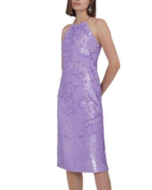 Silvian Heach Purple Kleid Fur Frauen