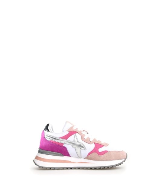 W6yz Fucsia Sneakers in het Pink