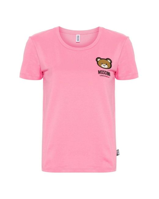 Moschino Pink T-Shirt for men