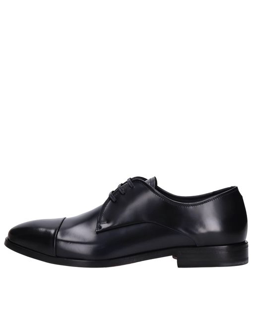 Fabi Black Flat Shoes for men