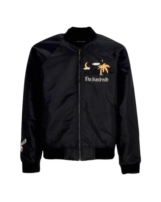 The Hundreds East Souvenir Jacket Herenbomberjack Rood in het Black voor heren