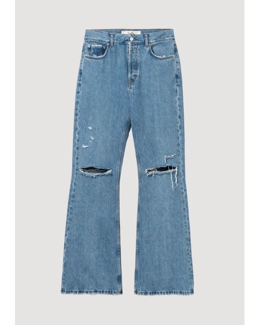 Rider Cut Jeans Trashed Mid Séfr de hombre de color Blue