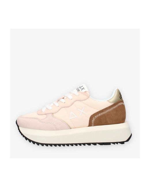 Sun 68 Natural Big Ally Sneakers