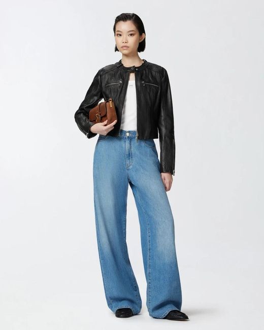 Pinko Blue Lauryn Loose Denim Leged 25