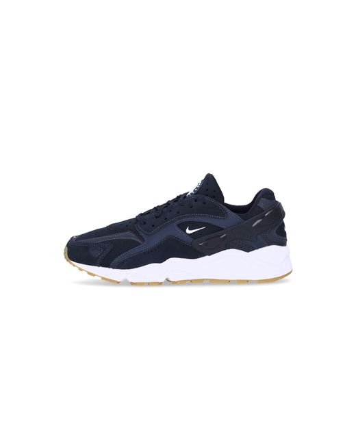 Nike Blue Air Huarache Runner Low Shoe Dark Obsidian//Obsidian for men